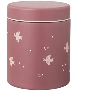 FreskThermos Lunchbox 500 ml - RVS Voedselcontainer   BPA-vrij   Lekvrije dop   Thermosbeker   Food Jar tot 6 Uur Warm   Lunchpot - Voedselpot - Paars - Swallow pas cher