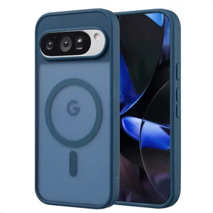 imoshion Hoesje - Geschikt voor Google Pixel 9, Google Pixel 9 Pro - Color Guard Backcover Geschikt voor MagSafe - Donkerblauw pas cher