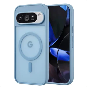 imoshion Hoesje - Geschikt voor Google Pixel 9, Google Pixel 9 Pro - Color Guard Backcover Geschikt voor MagSafe - Lichtblauw pas cher
