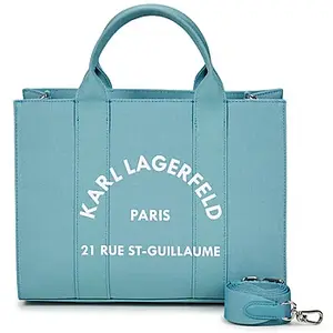 Handtas Karl Lagerfeld K/RSG SQUARE MEDIUM TOTE Blauw pas cher