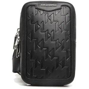Karl Lagerfeld K/Loom - Sacoche cuir Noir A3M30179-999 pas cher