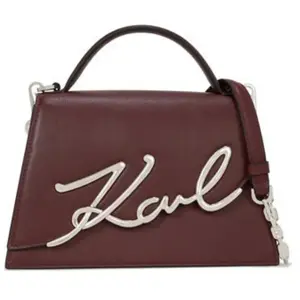 Karl Lagerfeld K/Signature - Sac bandoulière Bordeaux A1W30036-548 pas cher