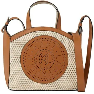 Karl Lagerfeld K/Circle - Sac à main raphia Natural-Cognac B2W30019-1AN