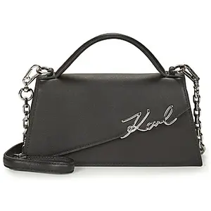 Karl Lagerfeld K/Signature - Sac à main avec bandoulière Noir 246W3099-A1W30458-NOIR pas cher