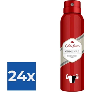 Old Spice deodorant spray Original 150ml - Voordeelverpakking 24 stuks pas cher