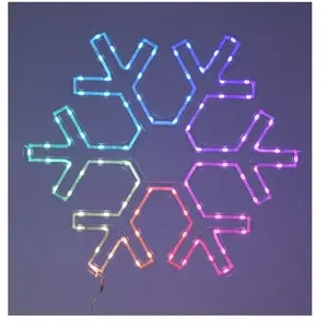 Christmas bauble Lifetime RGB Snowflakes 50 x 43 cm LED RGB pas cher