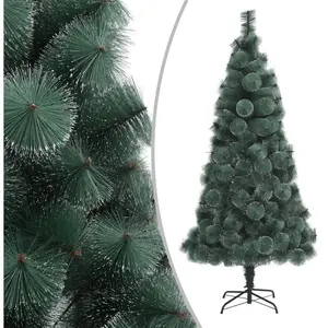 The Living Store Kunstkerstboom - groen PET - 180 cm - met stalen basi... pas cher