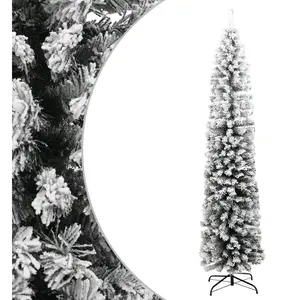 The Living Store Kunstkerstboom - sneeuwvlokken - PVC/staal - 180 cm h...Vendu parbol