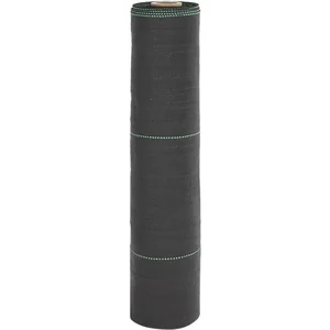 Membrane anti-mauvaises herbes noir 0,5x25 m pp Vidaxl n/a pas cher