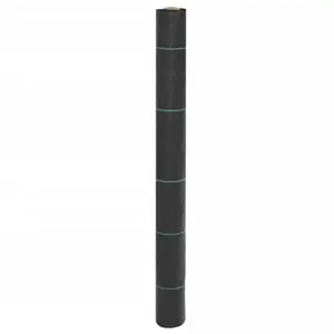Comparateur de prix : vidaXL Membrane anti-mauvaises herbes noir 1x25 m PP