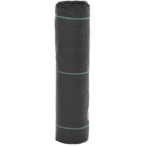 Comparateur de prix : vidaXL Membrane anti-mauvaises herbes noir 0,5x25 m PP