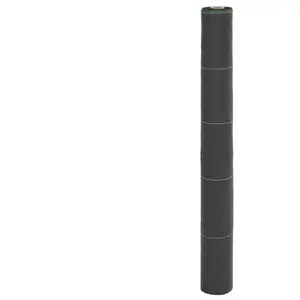 vidaXL Membrane anti-mauvaises herbes noir 1x50 m PP pas cher