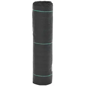 Comparateur de prix : vidaXL Membrane anti-mauvaises herbes noir 0,5x50 m PP