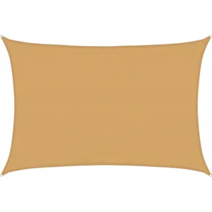 vidaXL Voile d'ombrage 160g/m² rectangulaire sable 3,5x4,5 m PEHD pas cher