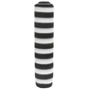 Comparateur de prix : vidaXL Filet brise-vue anthracite et blanc 1,8x25 m PEHD 195 g/m²