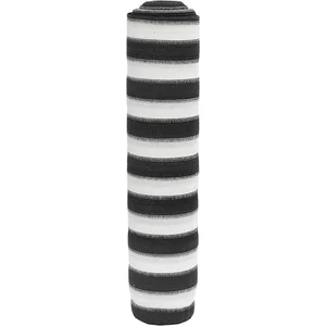 vidaXL Filet brise-vue anthracite et blanc 1x25 m PEHD 75 g/m² pas cher