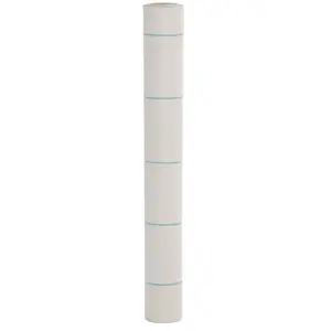 vidaXL Membrane anti-mauvaises herbes blanc 1x50 m PP pas cher