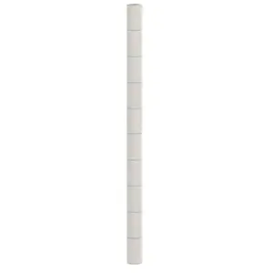 vidaXL Membrane anti-mauvaises herbes blanc 2x25 m PP pas cher