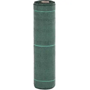 vidaXL Membrane anti-mauvaises herbes vert 0,5x150 m PP pas cher