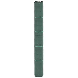 vidaXL Membrane anti-mauvaises herbes vert 1x50 m PP pas cher
