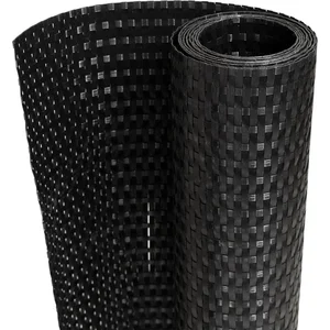 vidaXL Paravent de balcon noir 600x100 cm résine tressée pas cher