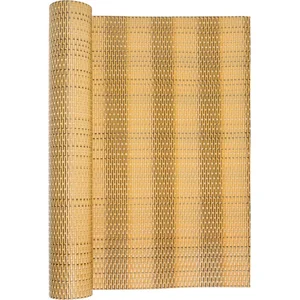 Comparateur de prix : vidaXL Paravent de balcon marron clair 1000x100 cm résine tressée