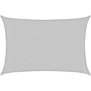 vidaXL Voile d'ombrage gris clair 4x2,5 m 100% polyester oxford pas cher