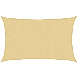 Comparateur de prix : vidaXL Voile d'ombrage sable 8x5 m 100 % polyester oxford