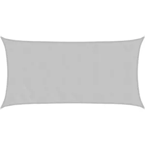 Comparateur de prix : vidaXL Voile d'ombrage gris clair 7x4 m 100% polyester oxford