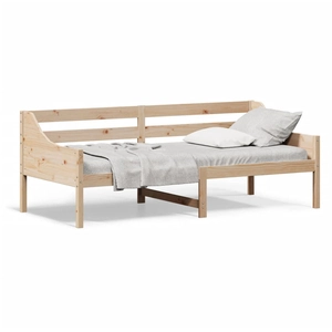 vidaXL Lit de jour 90x200 cm Bois de pin massif pas cher