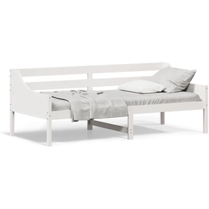 vidaXL Lit de jour Blanc 80x200 cm Bois de pin massif pas cher