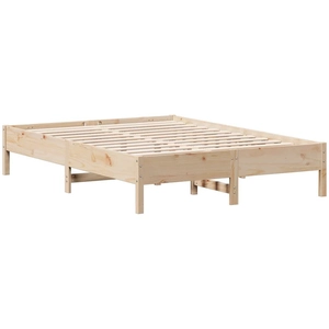 vidaXL Vidaxl Cadre De Lit Sans Matelas 120x200 Cm Bois De Pin Massif pas cher