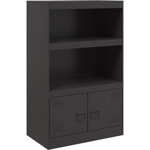 vidaXL Buffet noir 67x39x107 cm acier