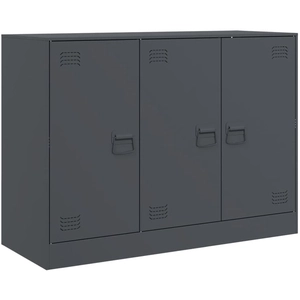 vidaXL Buffet anthracite 99x39x73 cm acier pas cher