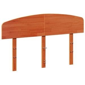 vidaXL Tête de lit cire marron 135 cm bois massif de pin pas cher