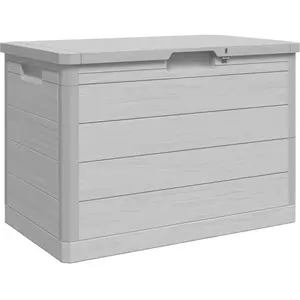 Comparateur de prix : vidaXL Boîte à coussins d'extérieur gris 77,5x44,5x53 cm polypropylène