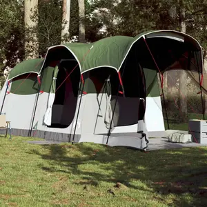 Comparateur de prix : vidaXL Tente familiale tunnel 8 personnes vert imperméable