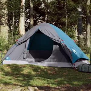 Comparateur de prix : vidaXL Tente de camping à dôme 2 personnes bleu imperméable