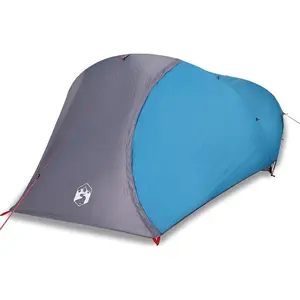 Comparateur de prix : vidaXL Tente de camping à dôme 4 personnes bleu imperméable