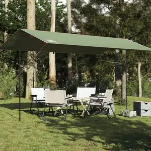 Comparateur de prix : vidaXL Bâche de camping vert 500x294 cm imperméable