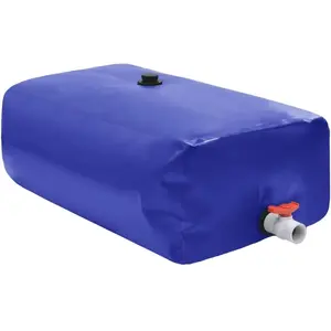 Comparateur de prix : vidaXL Réservoir d'eau avec robinet pliable 500 L PVC