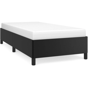 Comparateur de prix : vidaXL Cadre de lit noir 120x190 cm similicuir