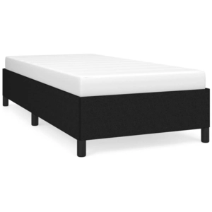 vidaXL Cadre de lit noir 120x190 cm tissu pas cher