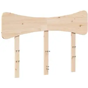 vidaXL Tête de lit 135 cm bois massif de pin pas cher