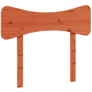 vidaXL Tête de lit cire marron 135 cm bois massif de pin pas cher