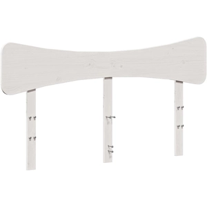 vidaXL Tête de lit blanc 160 cm bois massif de pin pas cher