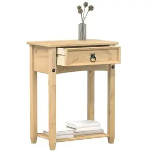 Comparateur de prix : vidaXL Table console Corona 55x35x73 cm bois de pin massif