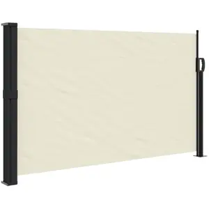 Comparateur de prix : vidaXL Auvent latéral rétractable crème 120x300 cm