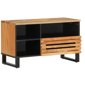Comparateur de prix : vidaXL Meuble TV 80x34x46 cm bois d'acacia massif