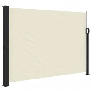 Comparateur de prix : vidaXL Auvent latéral rétractable crème 140x500 cm